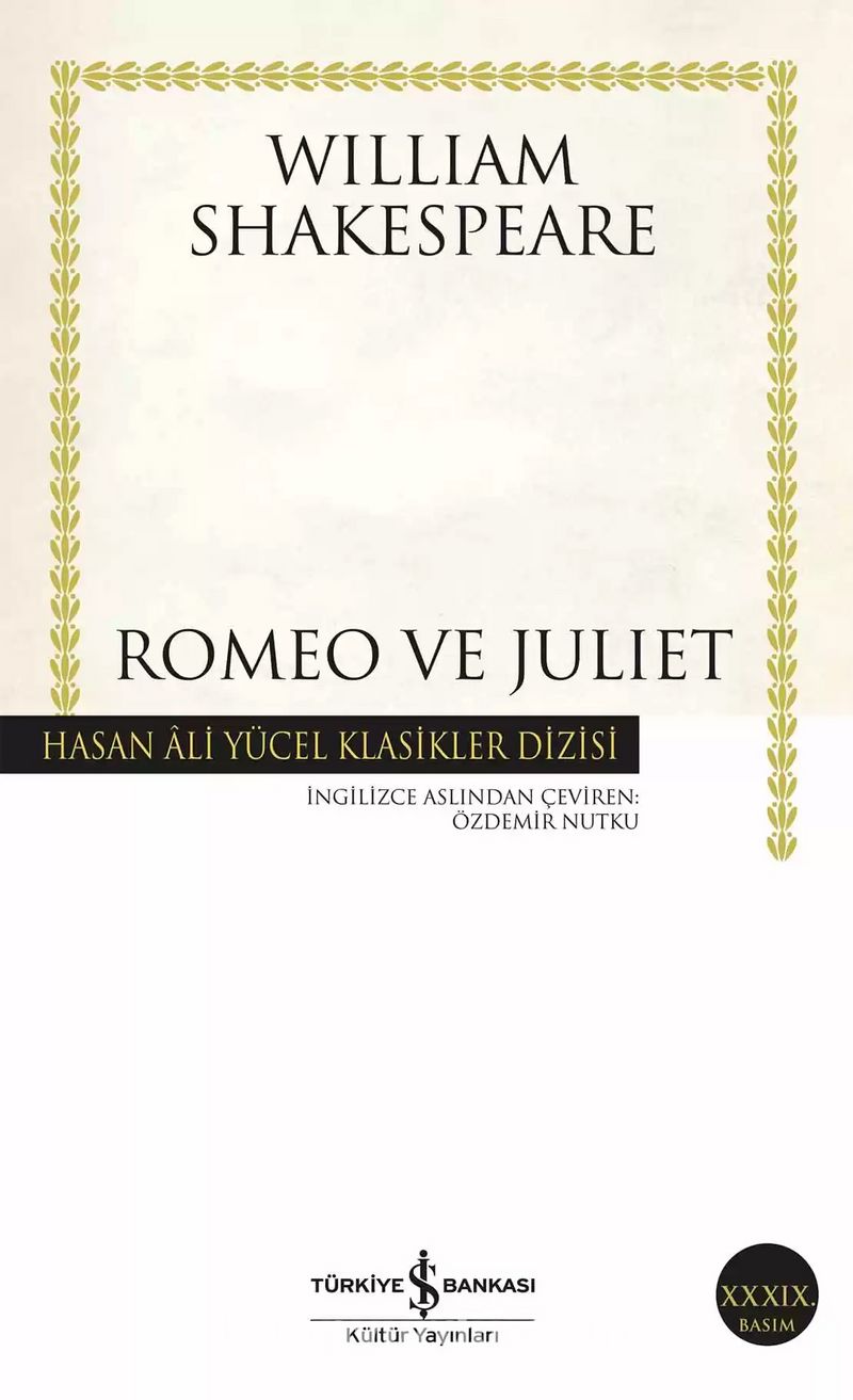 Romeo ve Juliet (Karton Kapak)