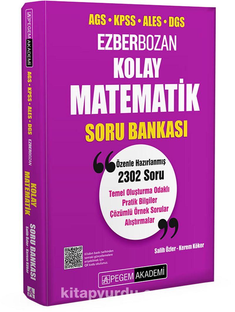 KPSS ALES DGS Kolay Matematik Soru Bankası