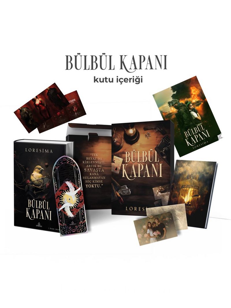 Bülbül Kapanı 1 Hediyeli Özel Kutu (Ciltli)