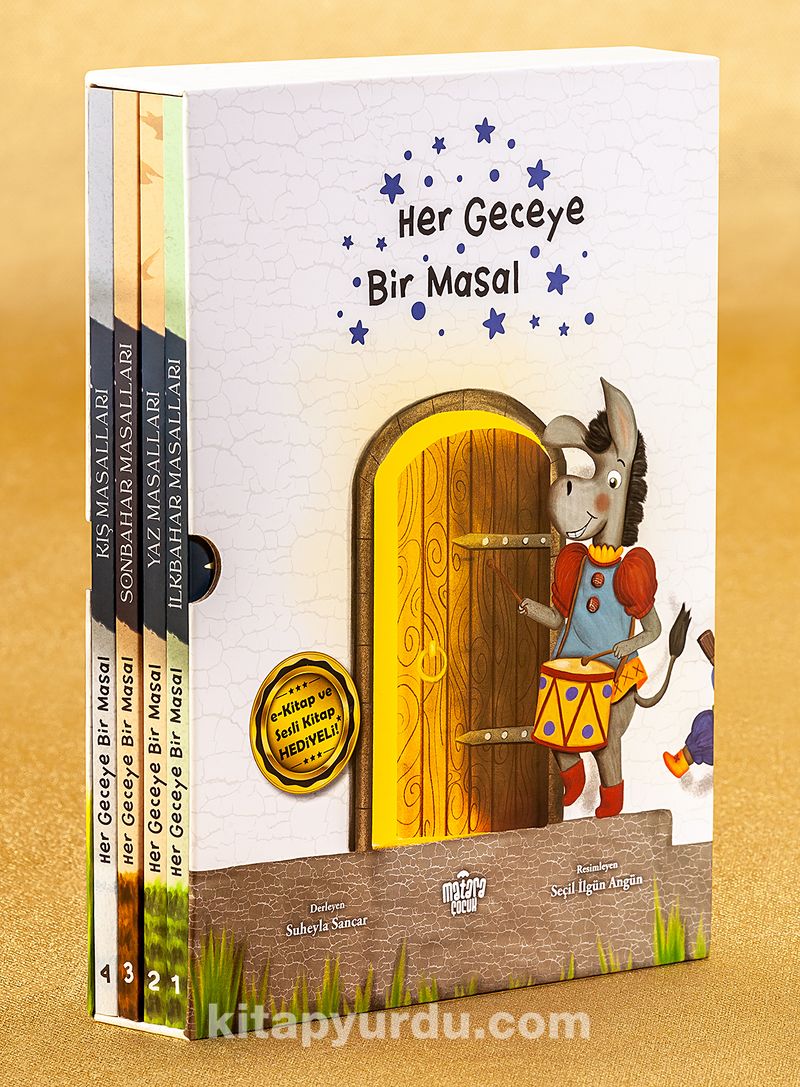 Her Geceye Bir Masal (4 Kitaplık Masal Seti)