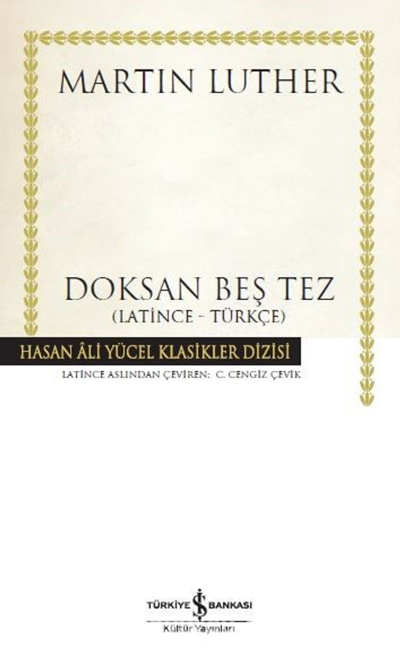 Doksan Beş Tez (Karton Kapak)