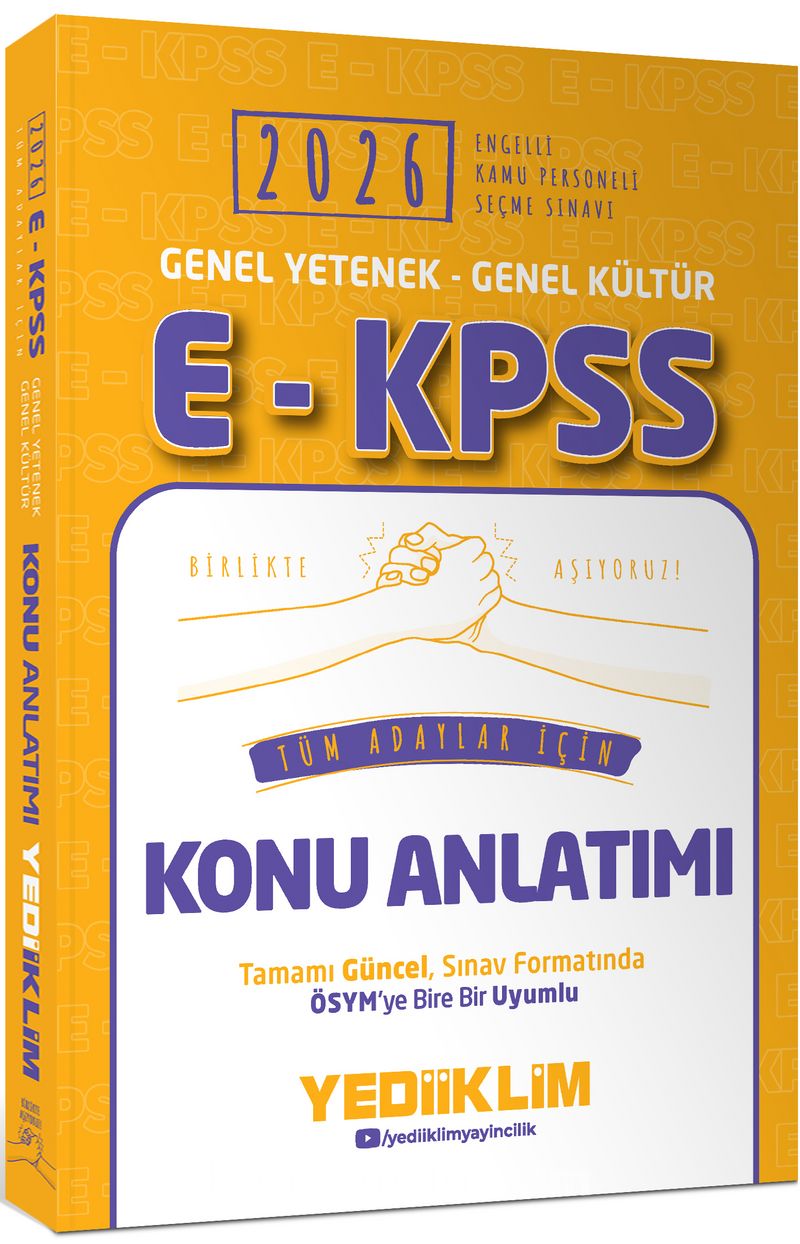 2026 E-KPSS Genel Yetenek Genel Kültür Tüm Adaylar İçin Konu Anlatımı