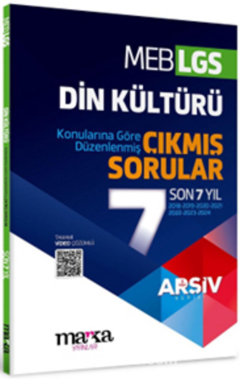 LGS Din Kültürü Konularına Göre Düzenlenmiş Son 7 Yıl Çıkmış Sorular