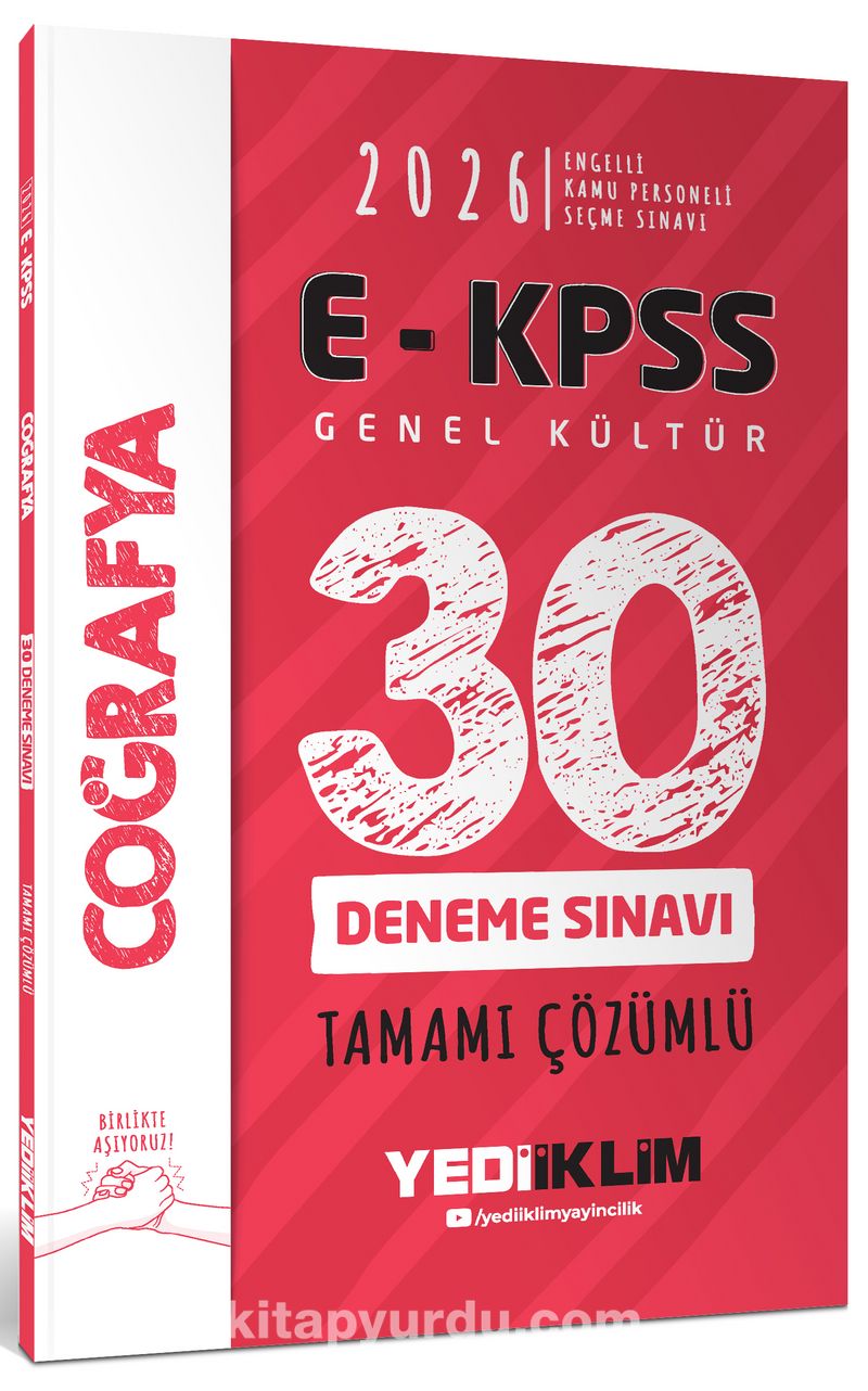 2026 E-KPSS Tüm Adaylar İçin Genel Kültür Coğrafya Tamamı Çözümlü 30 Deneme Sınavı