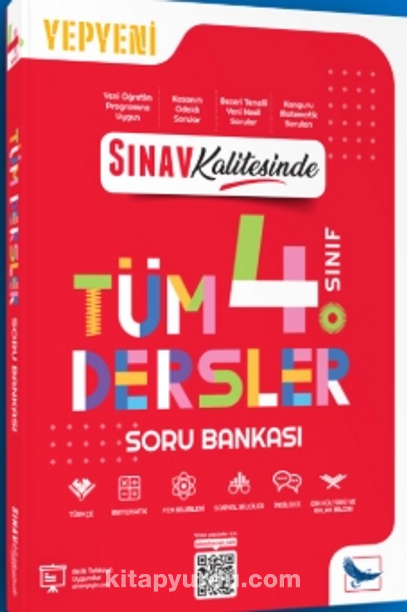 Sınav Kalitesinde 4. Sınıf Tüm Dersler Soru Bankası
