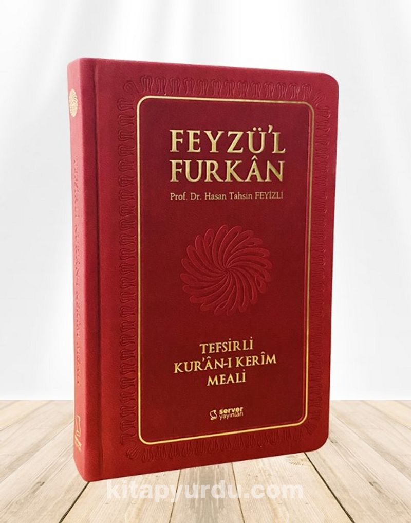 Feyzü'l Furkan Tefsirli Kur'an-ı Kerim Meali (Sempatik Cep Boy - Ciltli) - Bordo