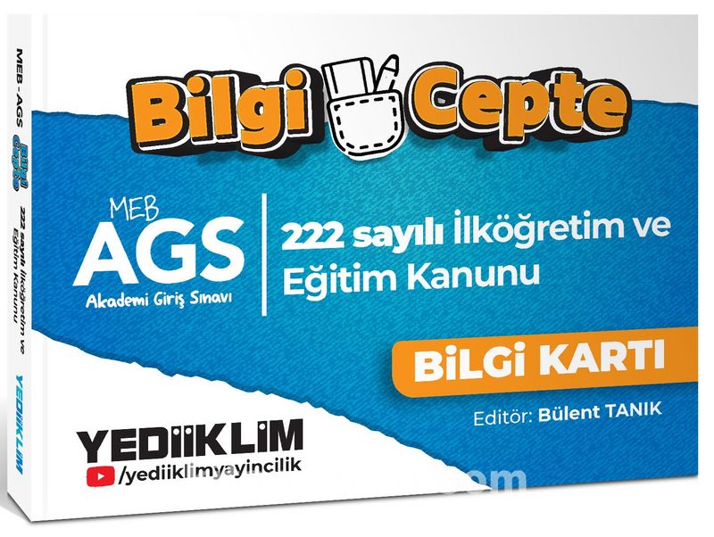 2026 MEB AGS Bilgi Cepte 222 Sayılı İlköğretim ve Eğitim Kanunu Bilgi Kartı (Soru-Cevap)