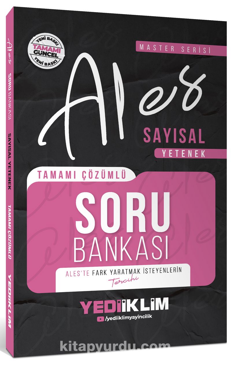 2026 ALES Sayısal Yetenek Tamamı Çözümlü Soru Bankası