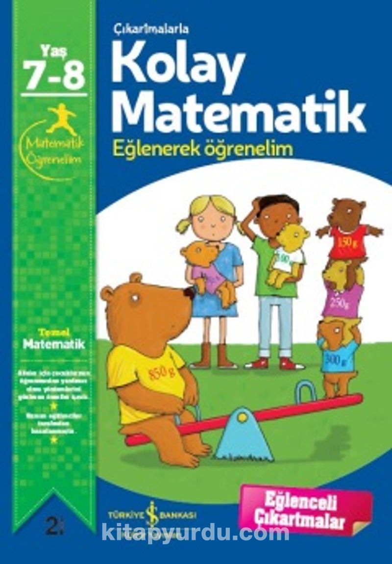 Çıkartmalarla Kolay Matematik 7-8 Yaş
