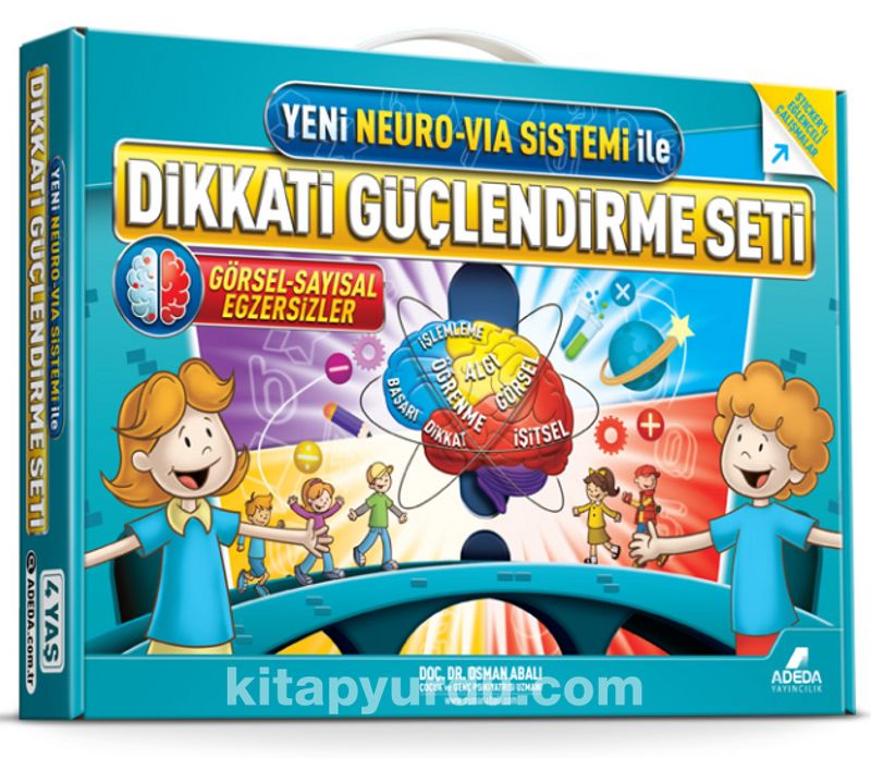 Yeni Neuro-Vıa Sistemi ile Dikkati Güçlendirme Seti (4 Yaş) (3 Kitap)