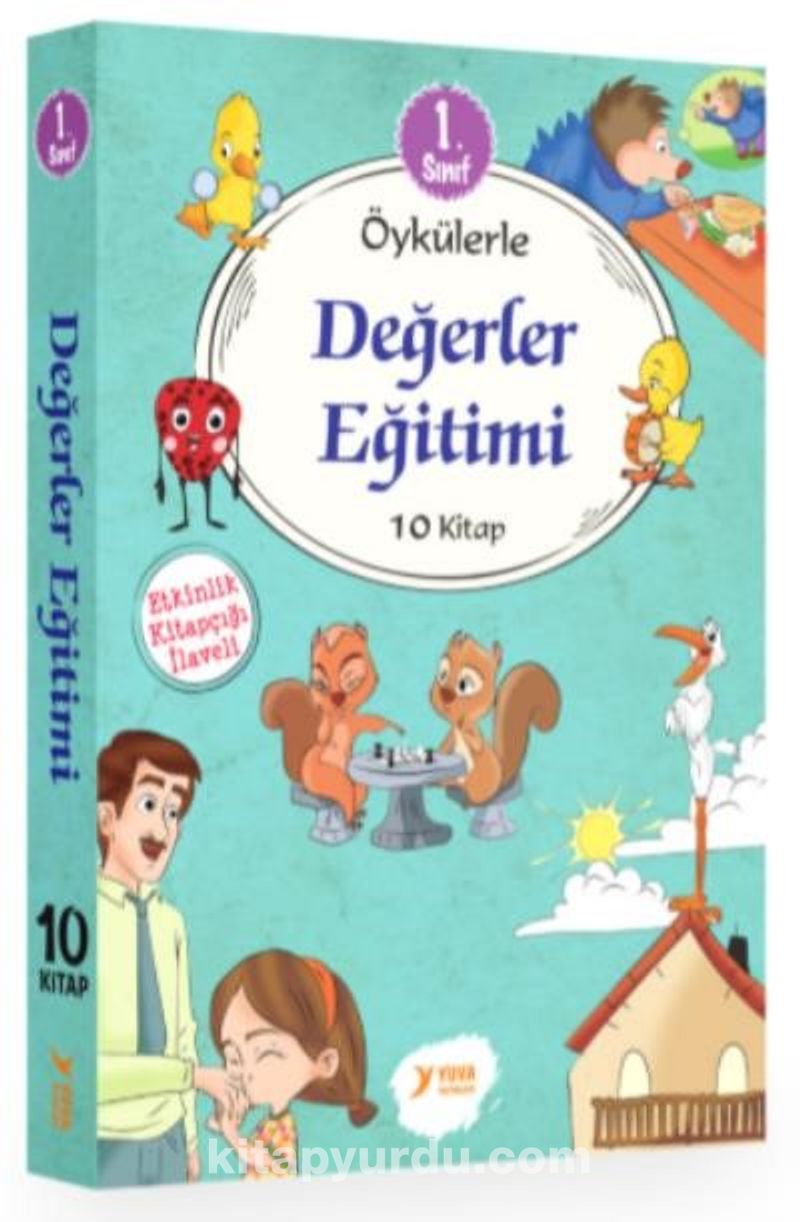 1. Sınıf Değerler Eğitimi Serisi (10 Kitaplık Set)