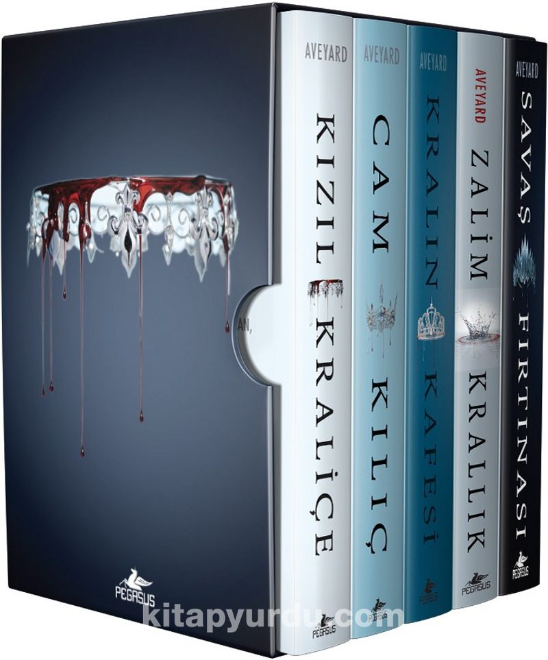 Kızıl Kraliçe Serisi Ciltli  Kutulu Özel Set (5 Kitap)