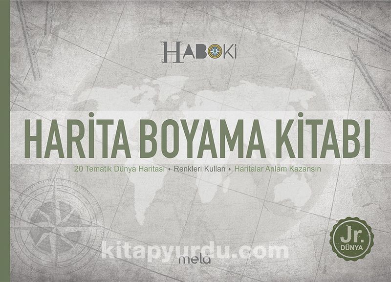 Harita Boyama Kitabı 20 Tematik Dünya Haritası