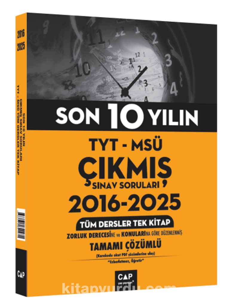 TYT MSÜ Son 10 Yılın Çıkmış Soruları 2016 2025
