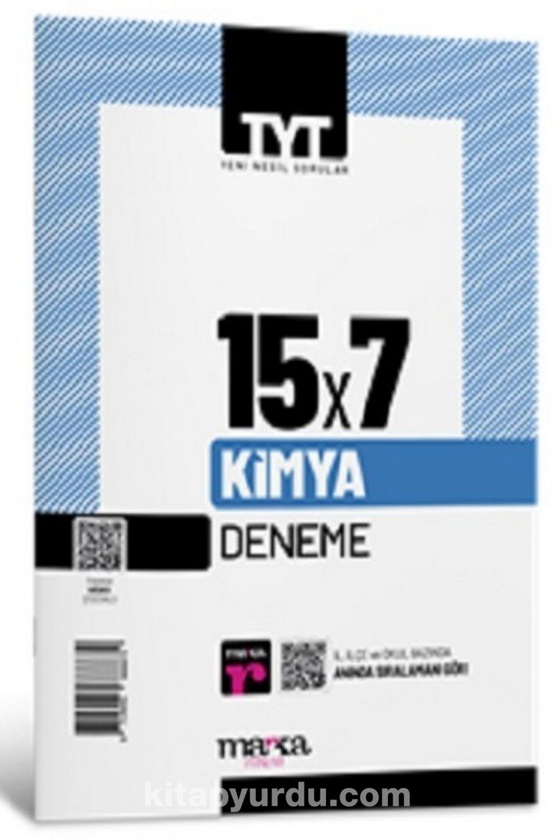 2025 TYT Kimya 15 Deneme Tamamı Video Çözümlü