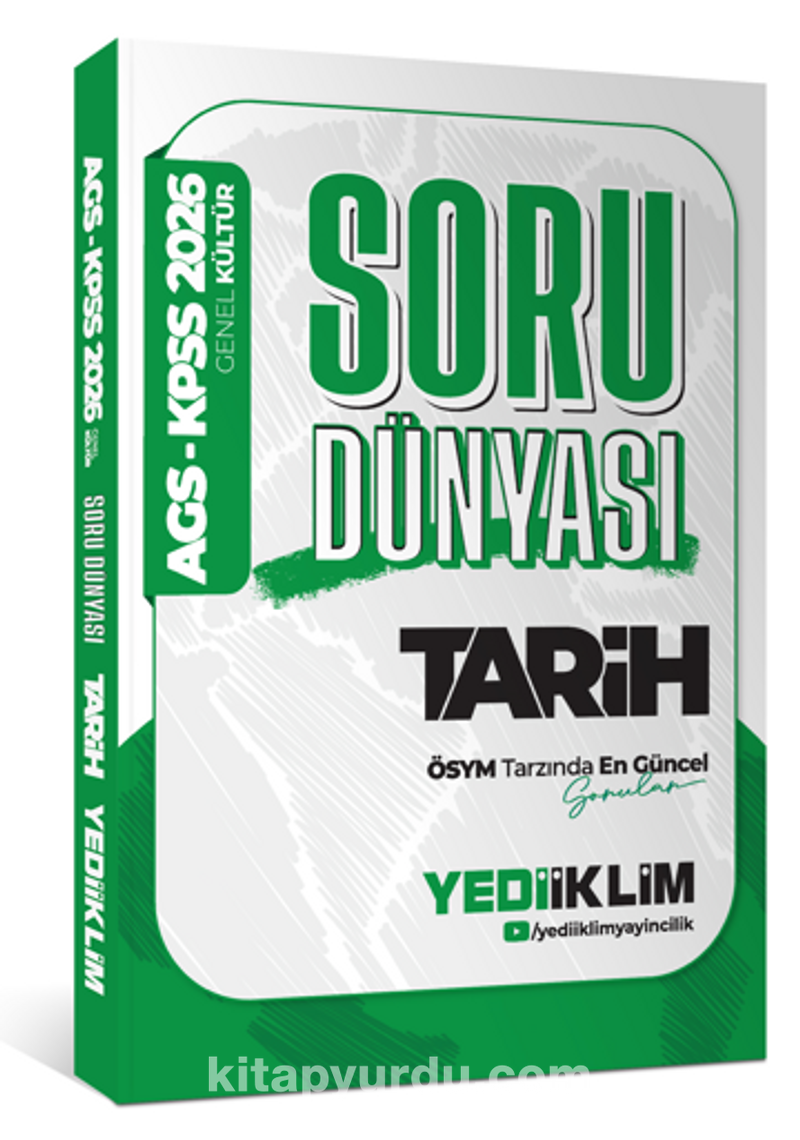 2026 KPSS-AGS Genel Kültür Tarih Soru Dünyası
