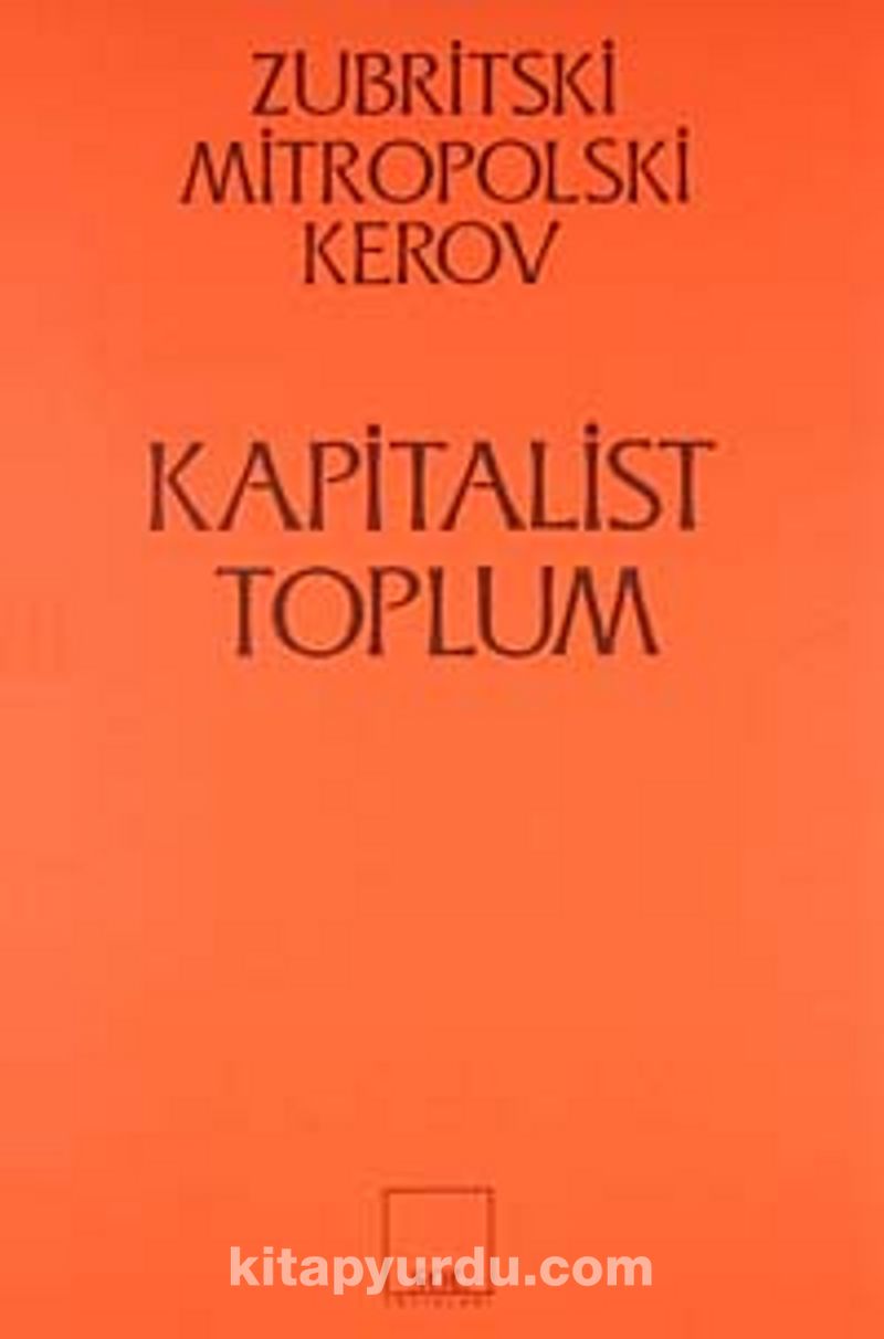 Kapitalist Toplum