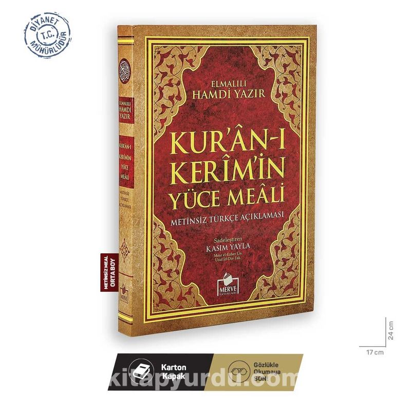 Kuran-ı Kerim'in Yüce Meali (Orta Boy Metinsiz)