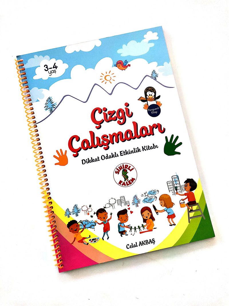 Çizgi Çalışmaları / Dikkat Odaklı Etkinlik Kitabı