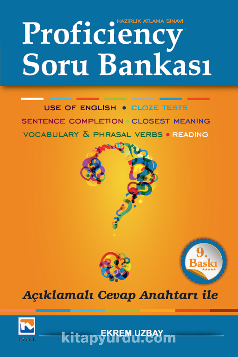 Proficiency Hazırlık Atlama Sınavı Soru Bankası Açıklamalı Cevap Anahtarı ile