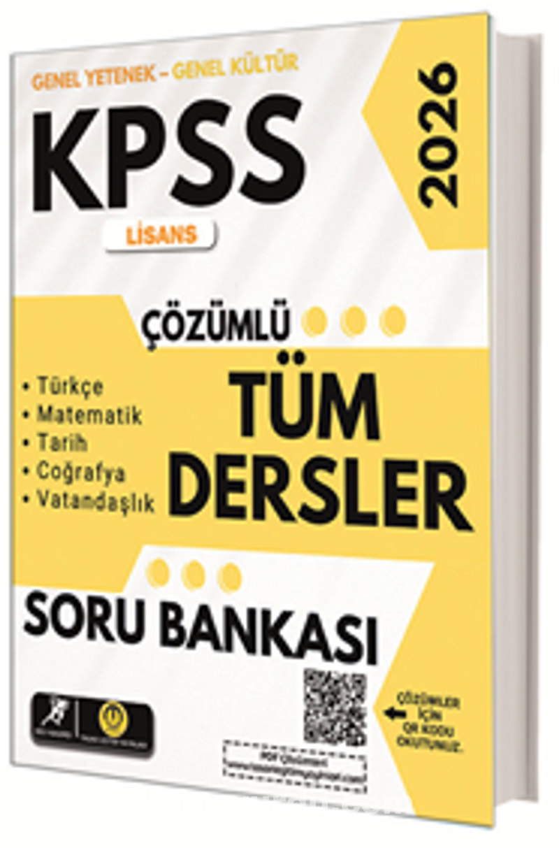 2026 KPSS Lisans Tüm Dersler Çözümlü Soru Bankası