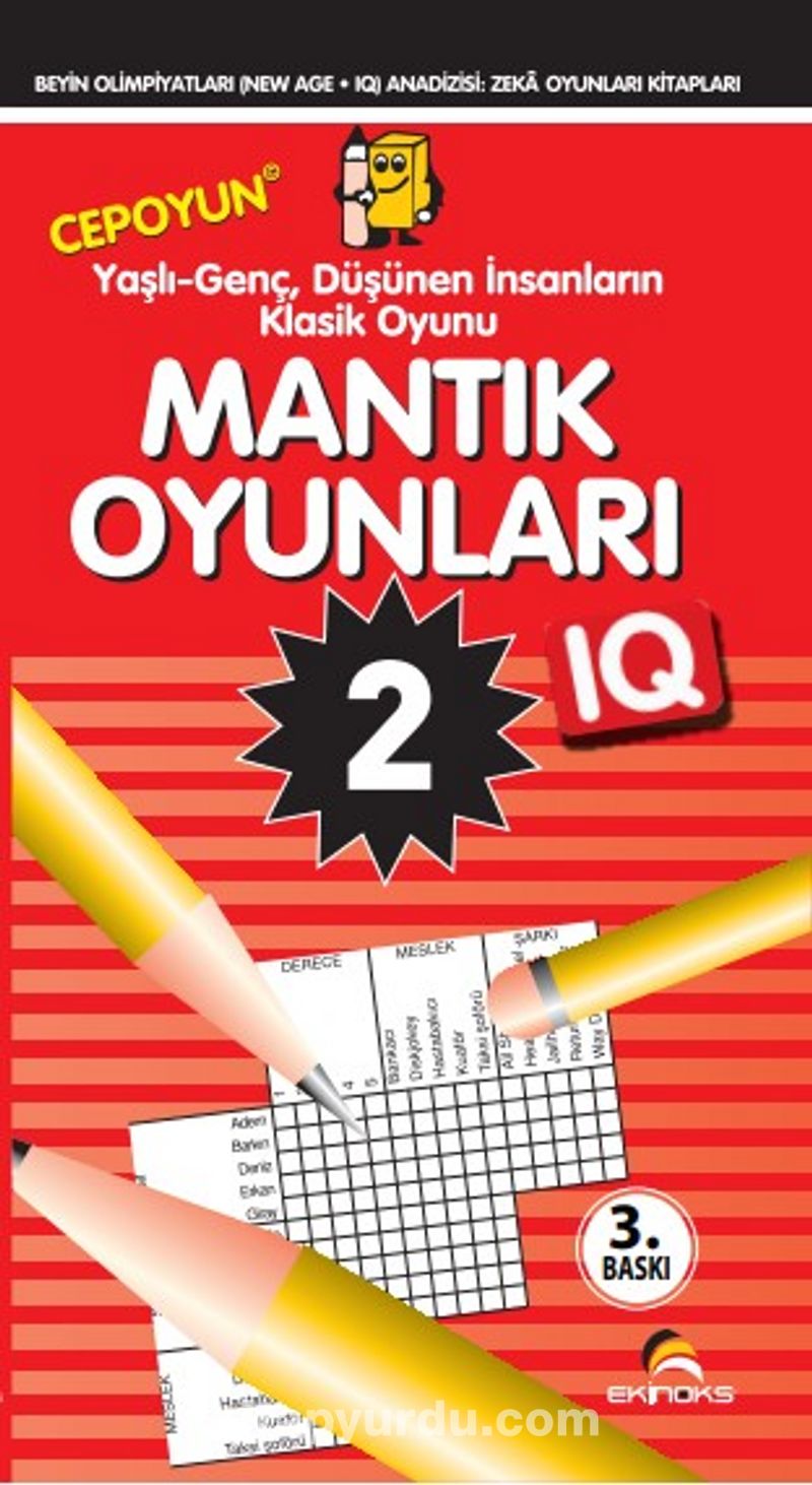 Yaş Almış – Genç, Düşünen Tüm İnsanların Akıl Dolu Zeka Oyunu Q Mantık Oyunları 2
