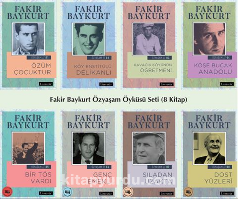 Fakir Baykurt Özyaşam Öyküsü Seti (8 Kitap)