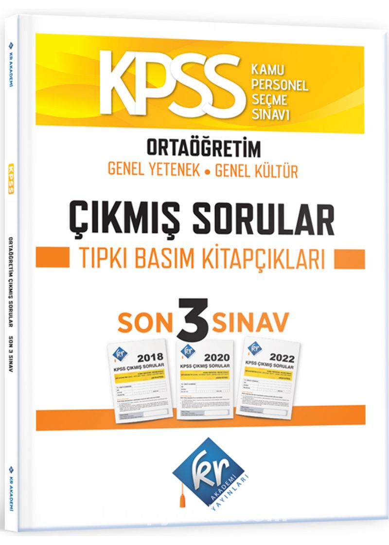 KPSS Ortaöğretim Genel Yetenek Genel Kültür Çıkmış Sorular Son 3 Yıl Tıpkı Basım Fasikülleri