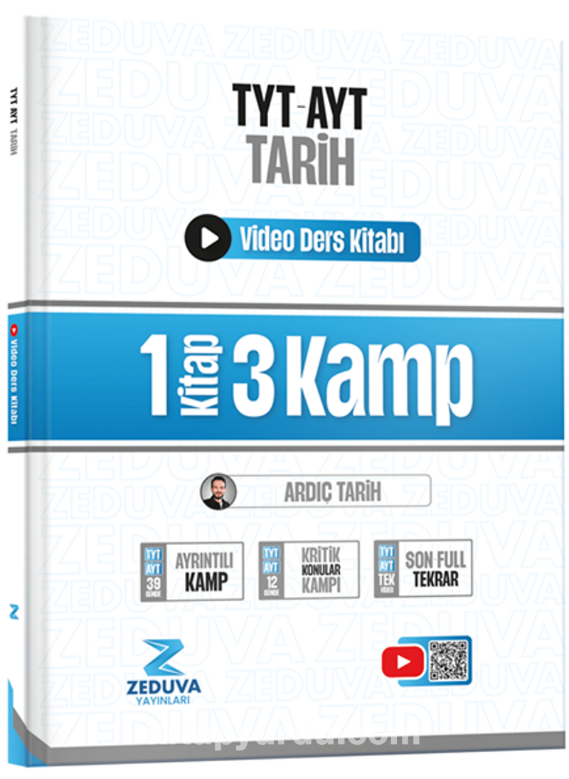 Ardıç Tzarih TYT-AYT Tarih 1 Kitap 3 Kamp Video Ders Kitabı