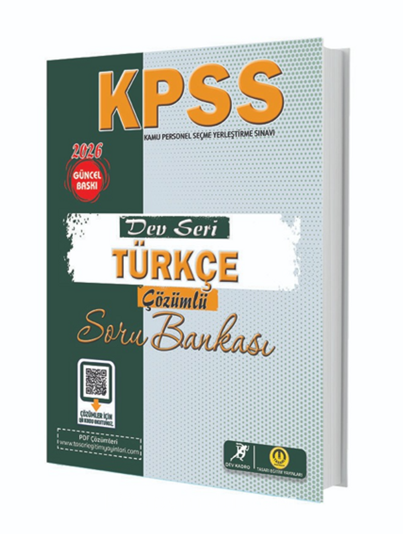 2026 KPSS Dev Seri Türkçe Çözümlü Soru Bankası