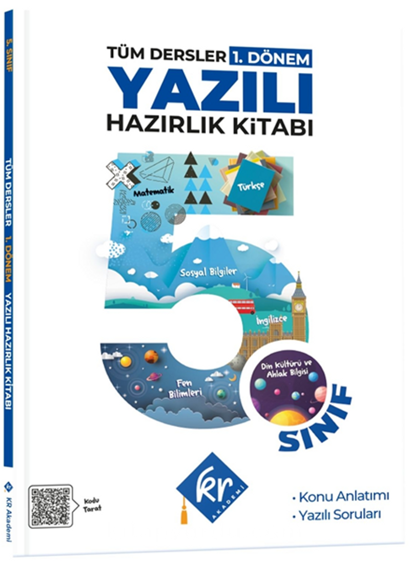 5. Sınıf Tüm Dersler 1. Dönem Yazılı Hazırlık Kitabı